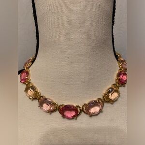 Pink Glam Women’s Necklace and Bracelet Set